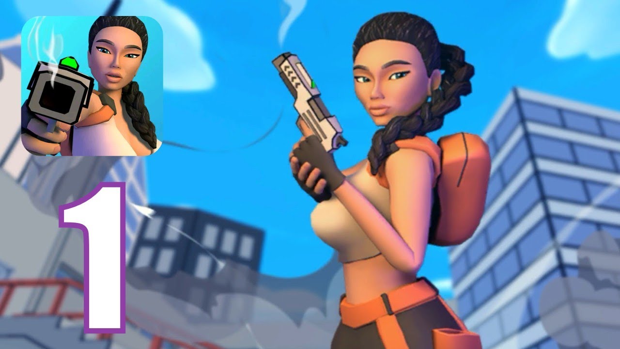 Игра FPS 3D: Miss Bullet | Геймплей 1 | Уровни обучения 1-7