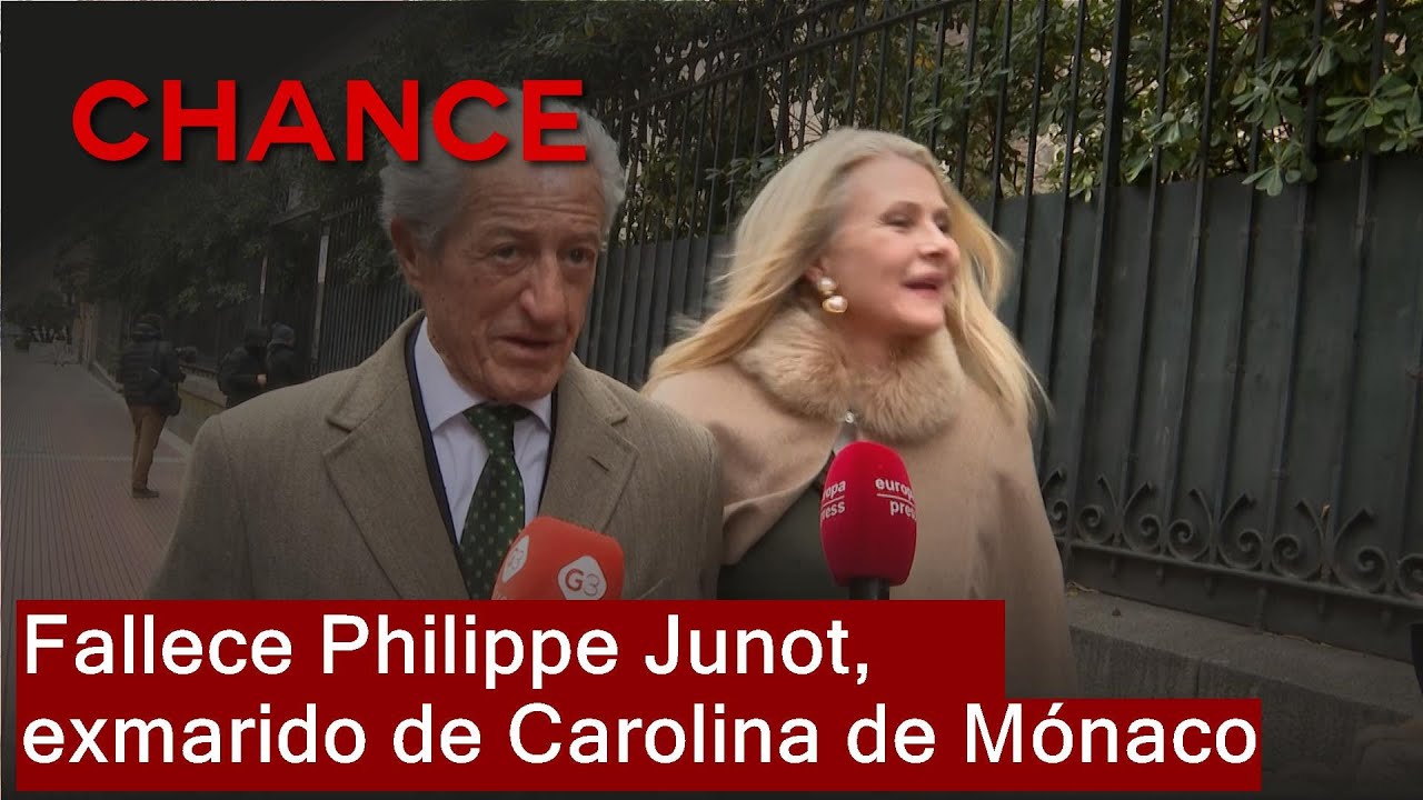 Muere Philippe Junot, exmarido de Carolina de Mónaco y padre de Isabelle Junot