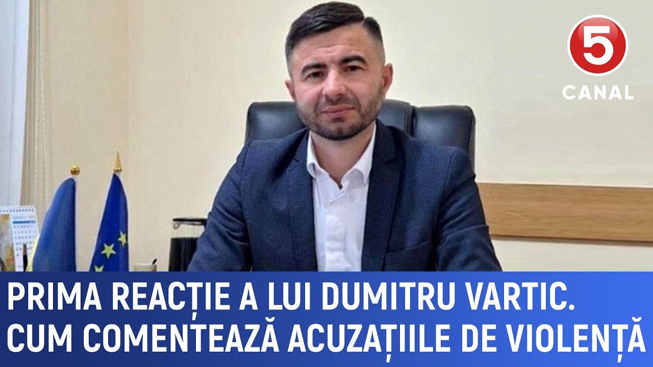 Prima reacție a lui Dumitru Vartic. Cum comentează acuzațiile de violență