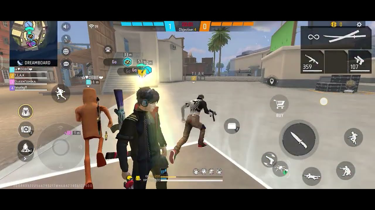 #free fire gameplay of (CS Ranked ) #short @S.kgaminglive-b 