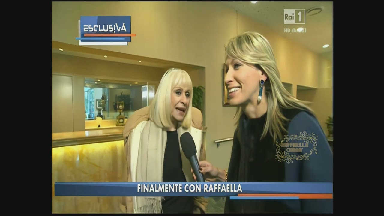 LA VITA IN DIRETTA-2014 Raffaella Carra' intervista per Sanremo 2014
