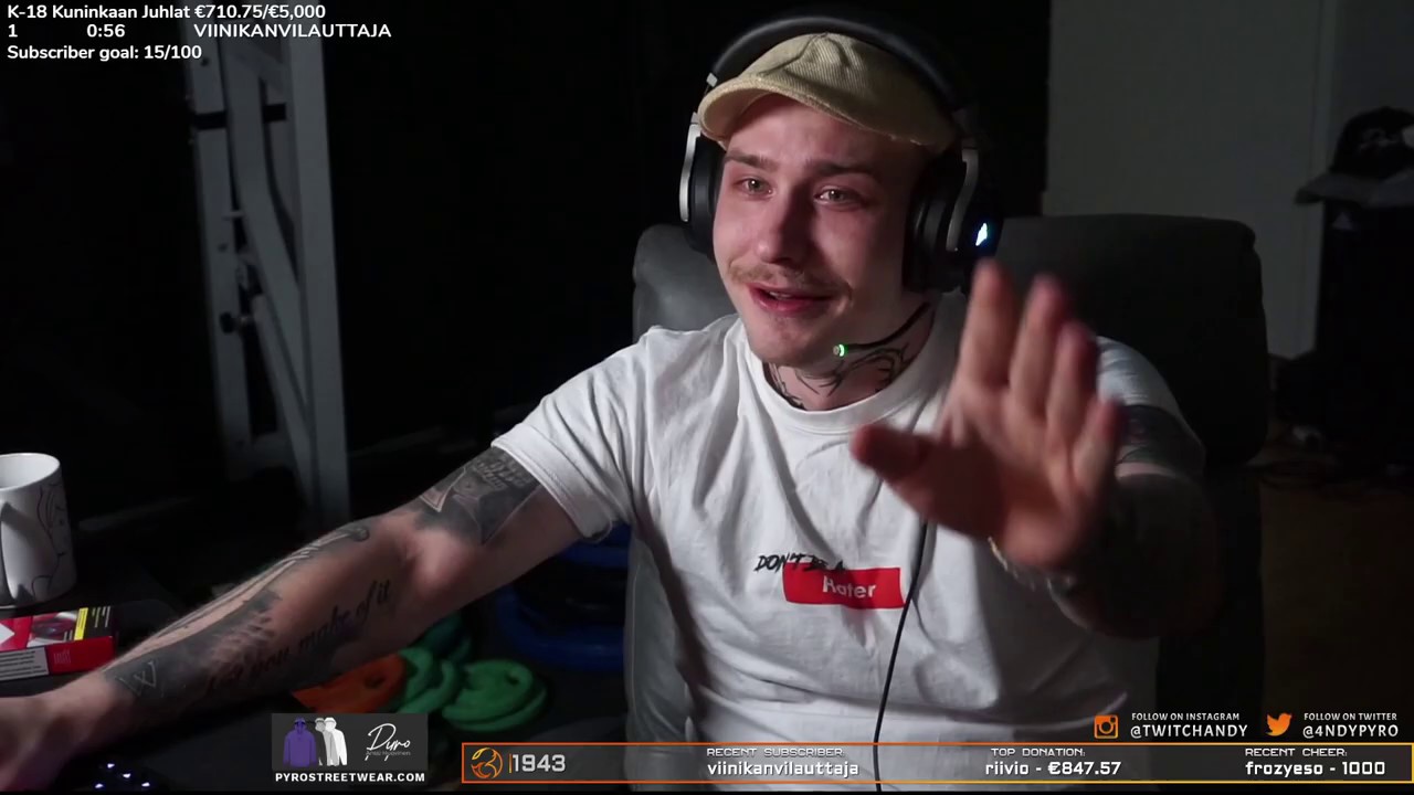 RICO HAUKKUU ANDYPYROA (ANDYN REAKTIO)