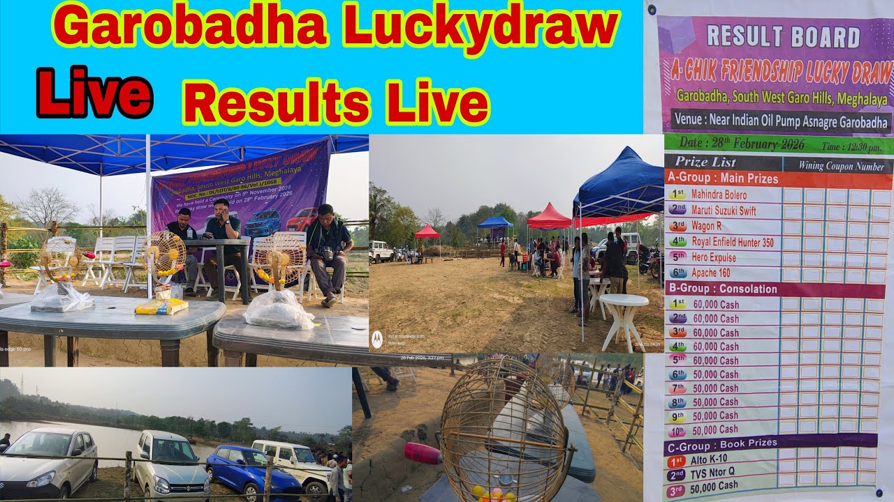 Garobadha Luckydraw Results Live