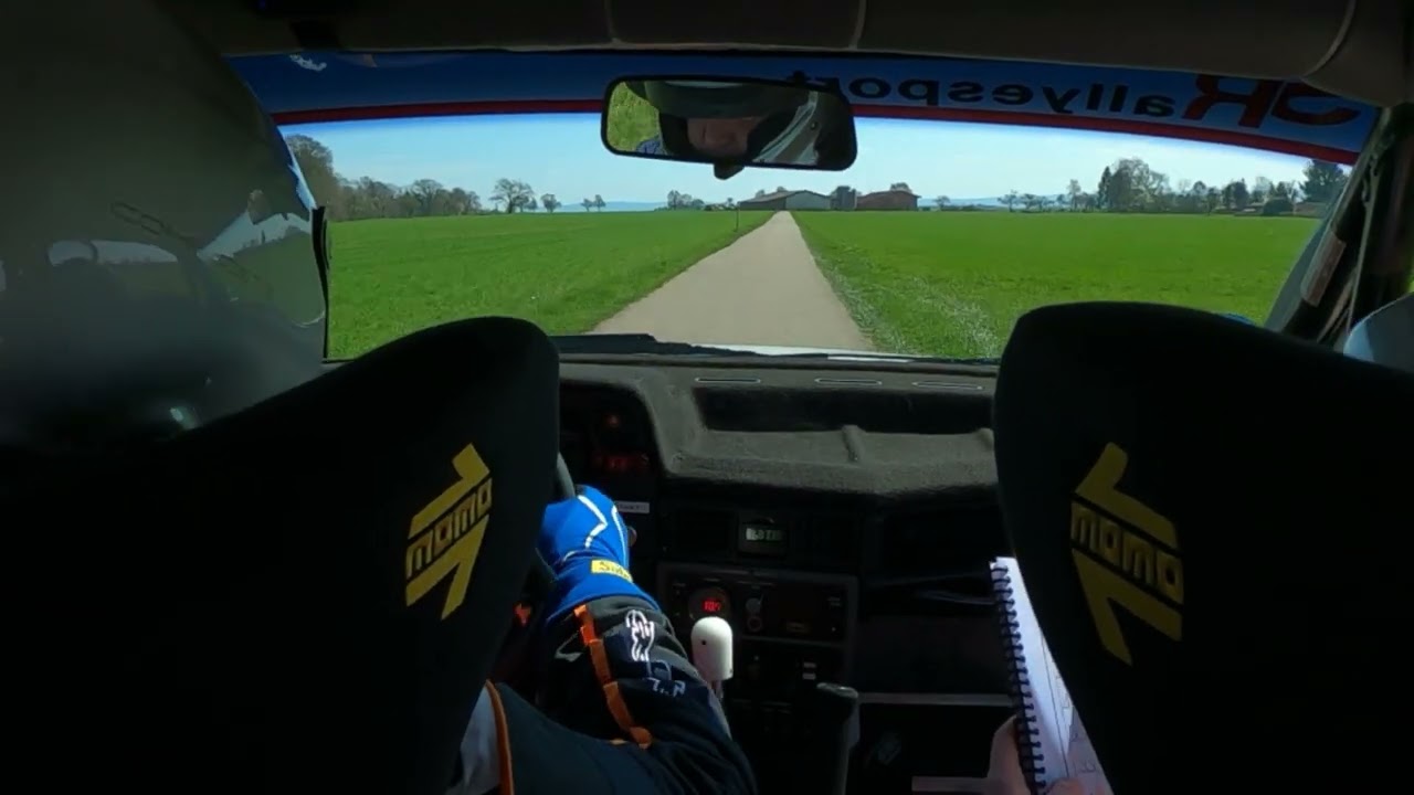 Ostalbrallye 2025, WP1 | Inboard Schmitt/Genslein, Kadett E GSI 16V