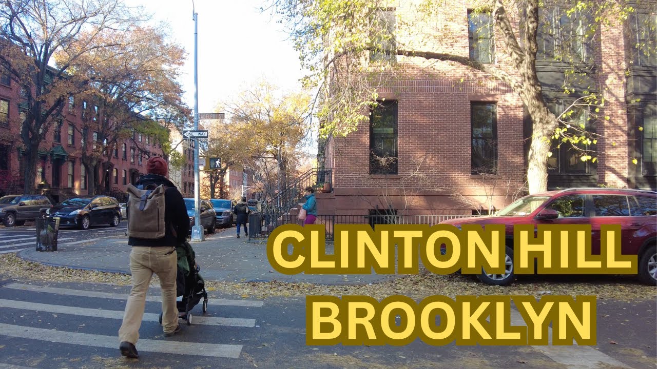 Life in Clinton Hill Brooklyn. New York City Walking Tour 4k