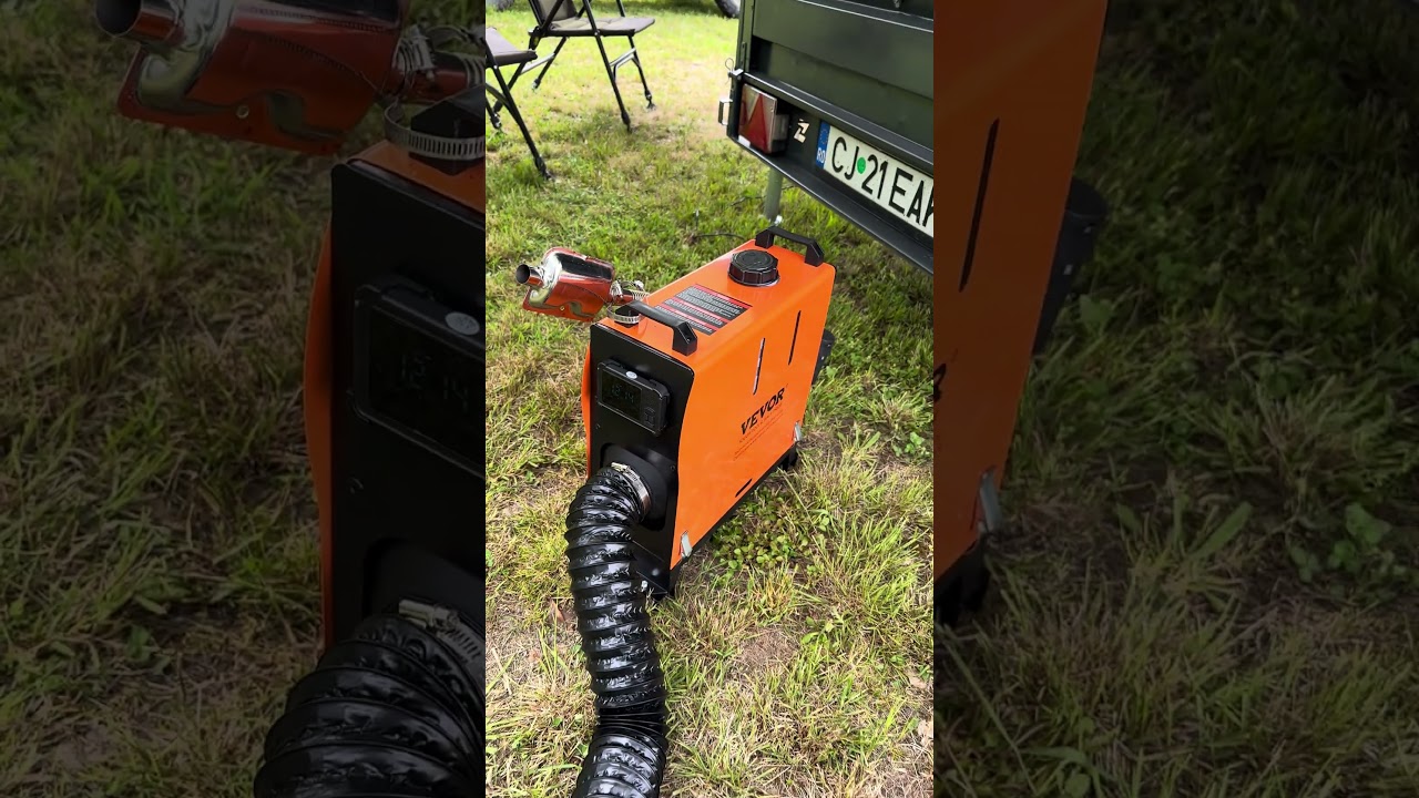 Vevor Diesel Heater no clicking sound - overland camper trailer #shorts #camper #offroad #camping