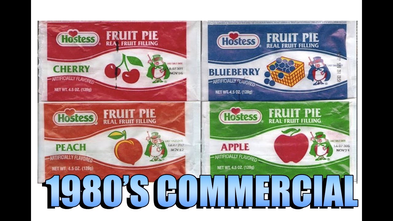 Hostess Fruit Pies 80's Commercial