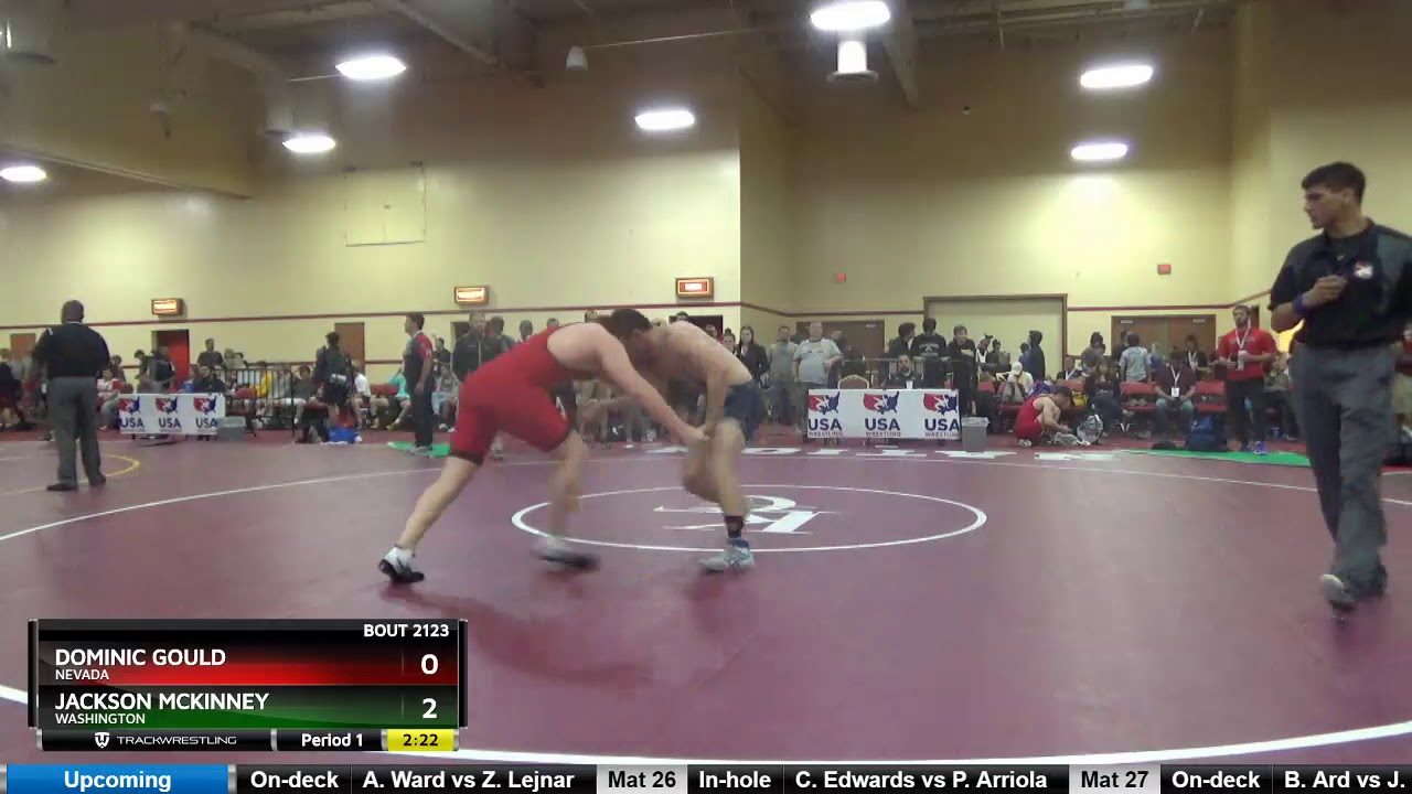 Junior 195 Dominic Gould Nevada Vs Jackson McKinney Washington