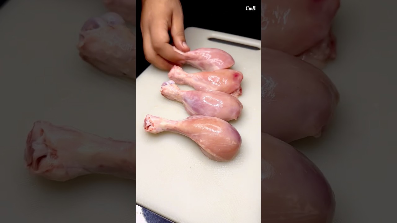 Chicken Tangri recipe | Chicken leg pieces fry | #shorts #asmr
