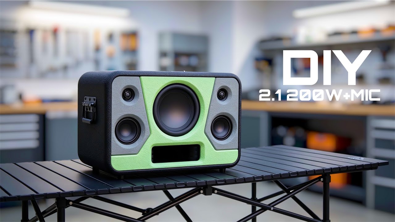 REPORT NEW🔥2026 DIY BLUETOOTH SPEAKER 2.1 200W+MIC (โพสต์ใหม่วิดีโอเดิมติดลิขสิทธิ์เพลงครับ😅)