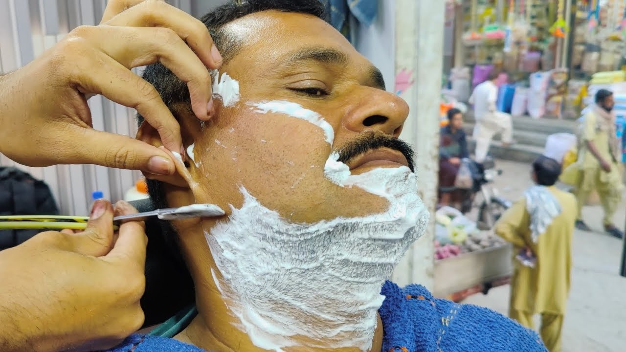 🪒ASMR FASTER BEARD SHAVING TUTORIAL STEP BY STEP 🪒