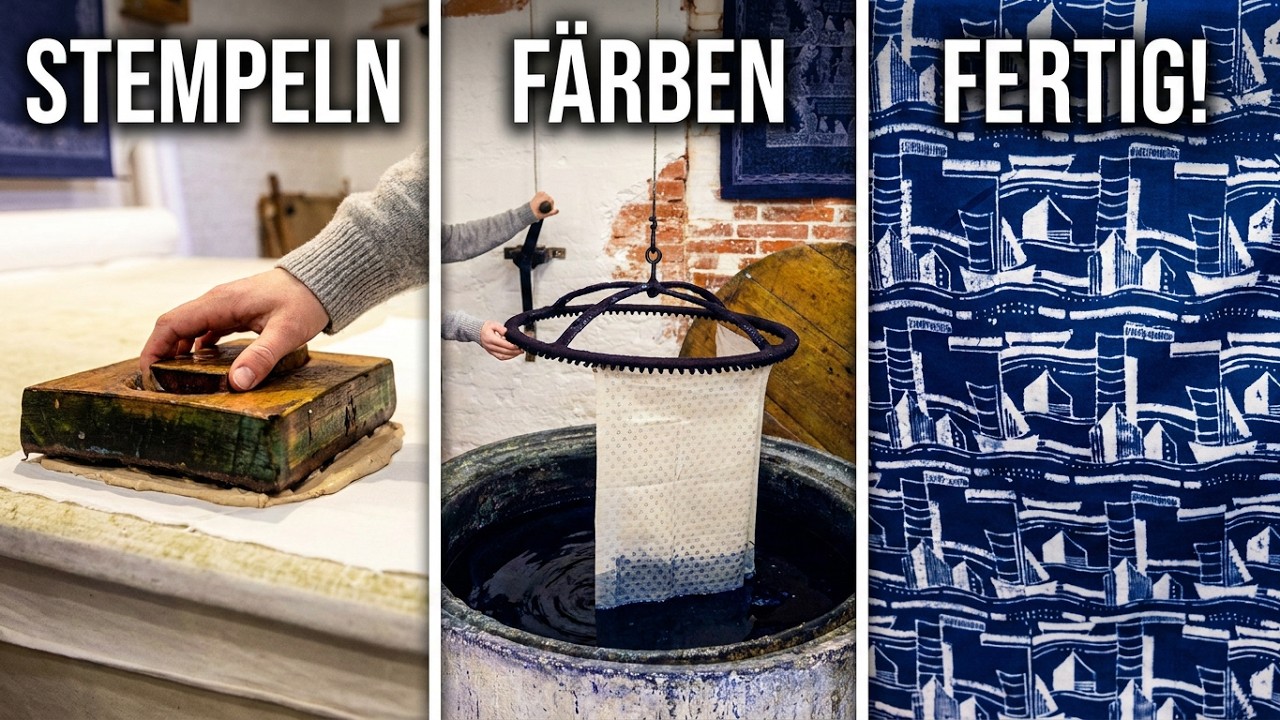 UNESCO-Weltkulturerbe: Blaudruck, wie in Jever ein 400 Jahre altes Handwerk überlebt!