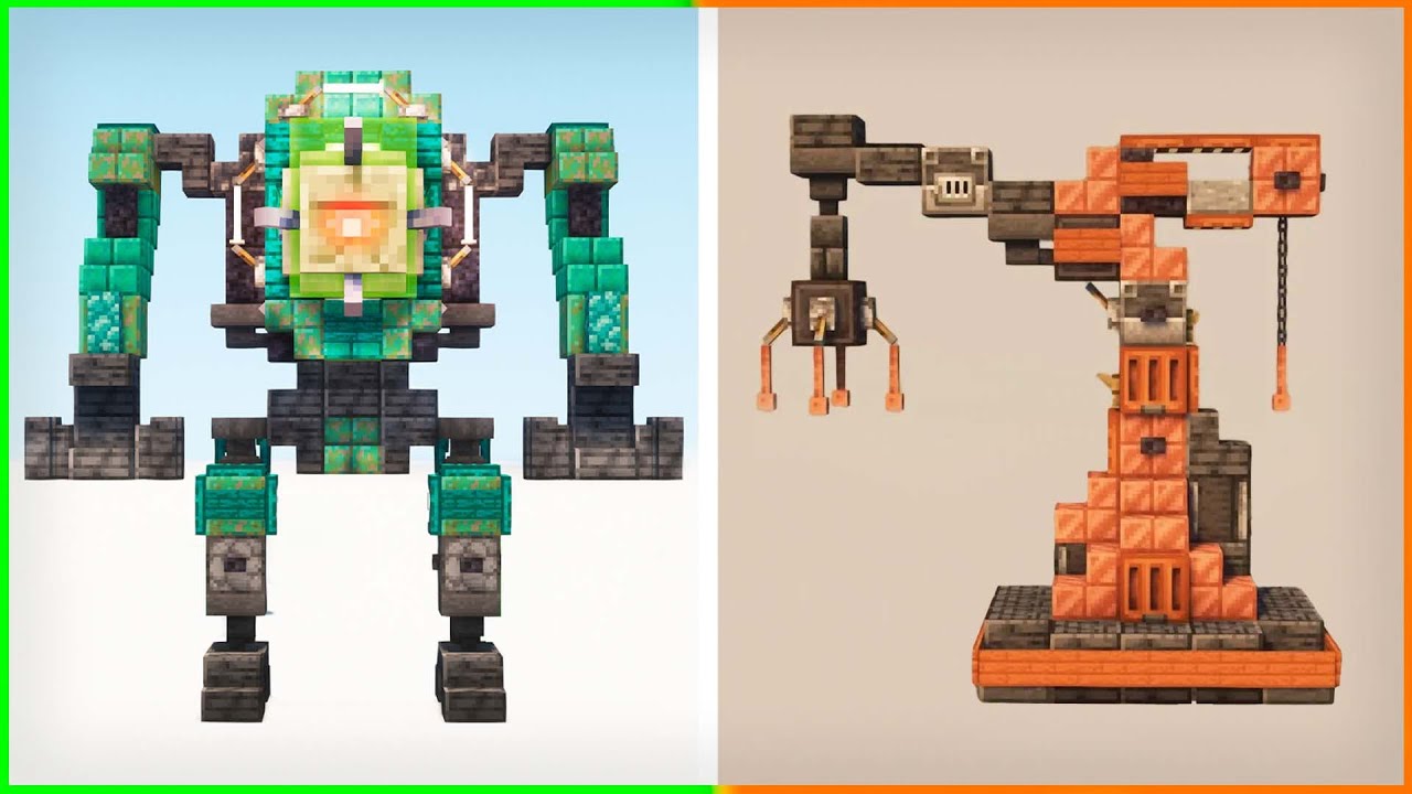 20+ идей для Minecraft: хаки для строительства в индустрии #buildideas #minecraft