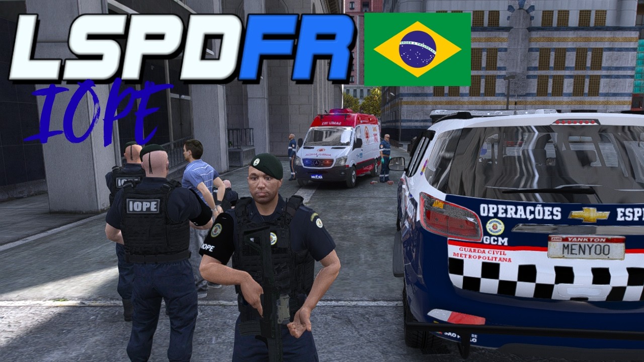 FOI TROCAR COM O IOPE E SE DEU MAL - GTA V POLICIAL