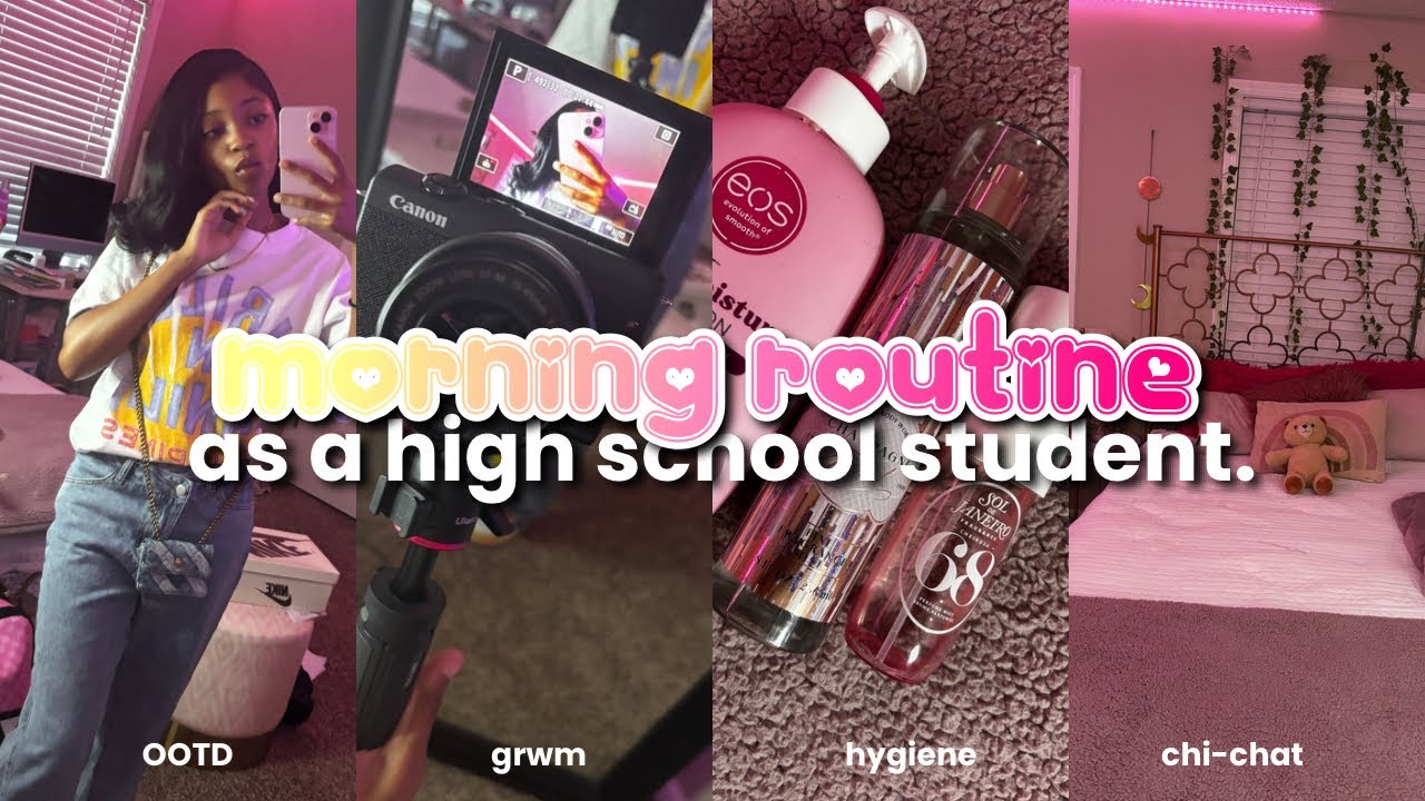 GET READY W/ ME FOR SCHOOL AS A HIGH SCHOOL STUDENT || grwm, ootd, hygiene, chit chat, etc 
