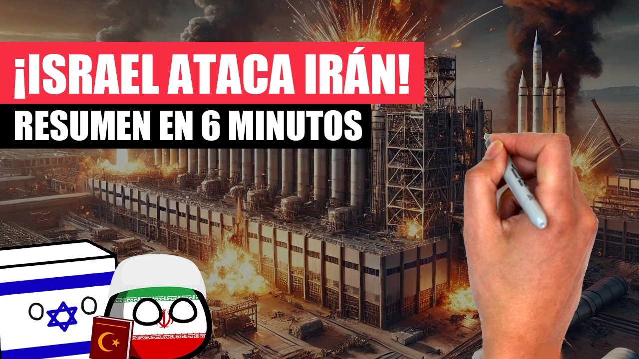 ⚠️¡ISRAEL ATACA A IRÁN!⚠️ Todo lo que tienes que saber en 6 minutos