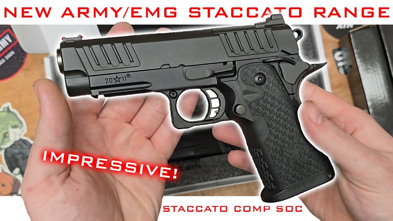 EMG/Army Staccato Licensed C2 COMP SOC 2011 Airsoft Pistol