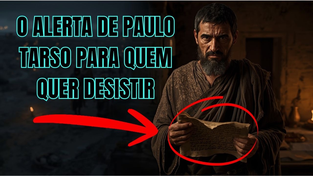 O Alerta Urgente de Paulo de Tarso Para Cristãos Que Estão Desanimando