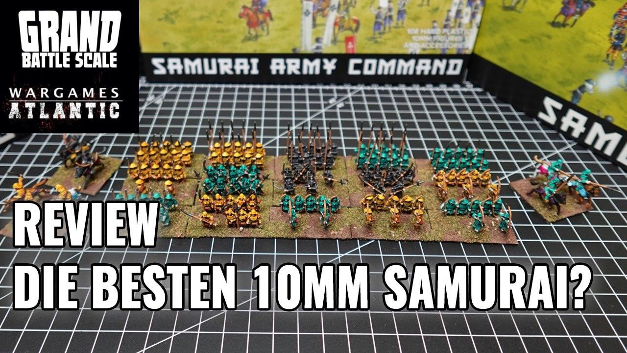 Review: Wargames Atlantic 10mm Samurai, Ashigaru & Daimyo - Der perfekte Start für Sengoku-Jidai?