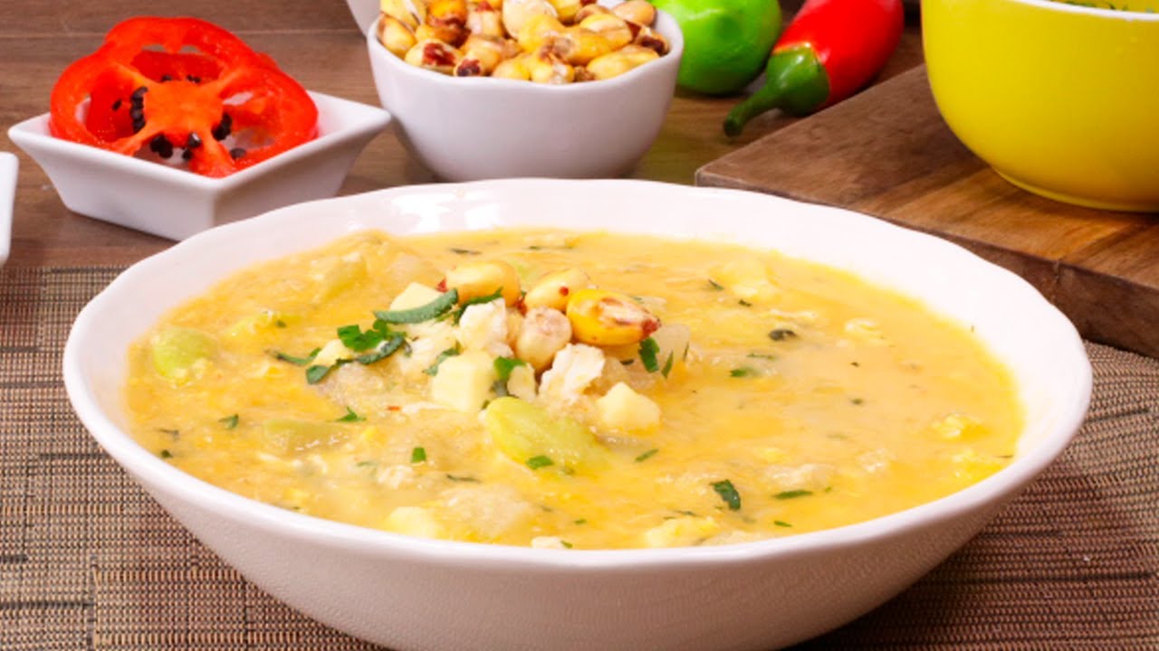 Como preparar chupe de calabaza verde receta fácil y rápida| A COCINAR