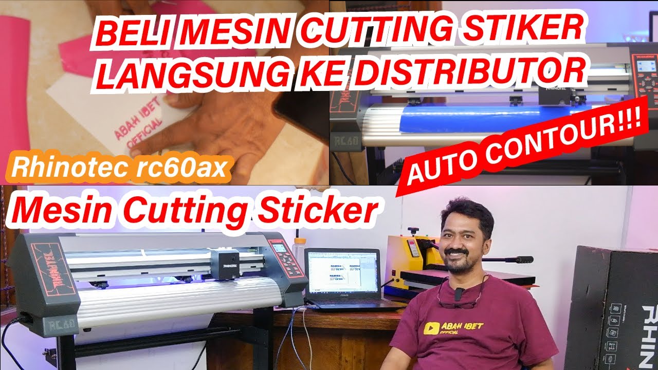 Review Mesin Cutting Sticker Murah auto contour  Rhinotec rc60ax