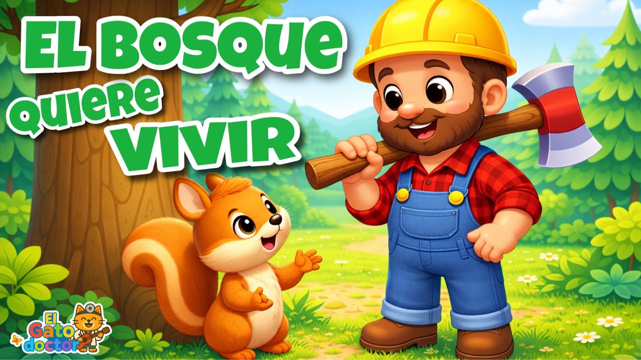 El bosque quiere vivir 🌳🐰 | Canci&oacute;n infantil sobre cuidar la naturaleza | El Gato Doctor