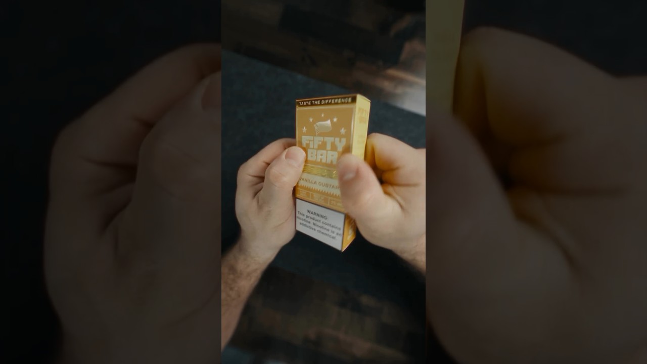 Speed run unboxing of vanilla custard #vape #vaper #vaping