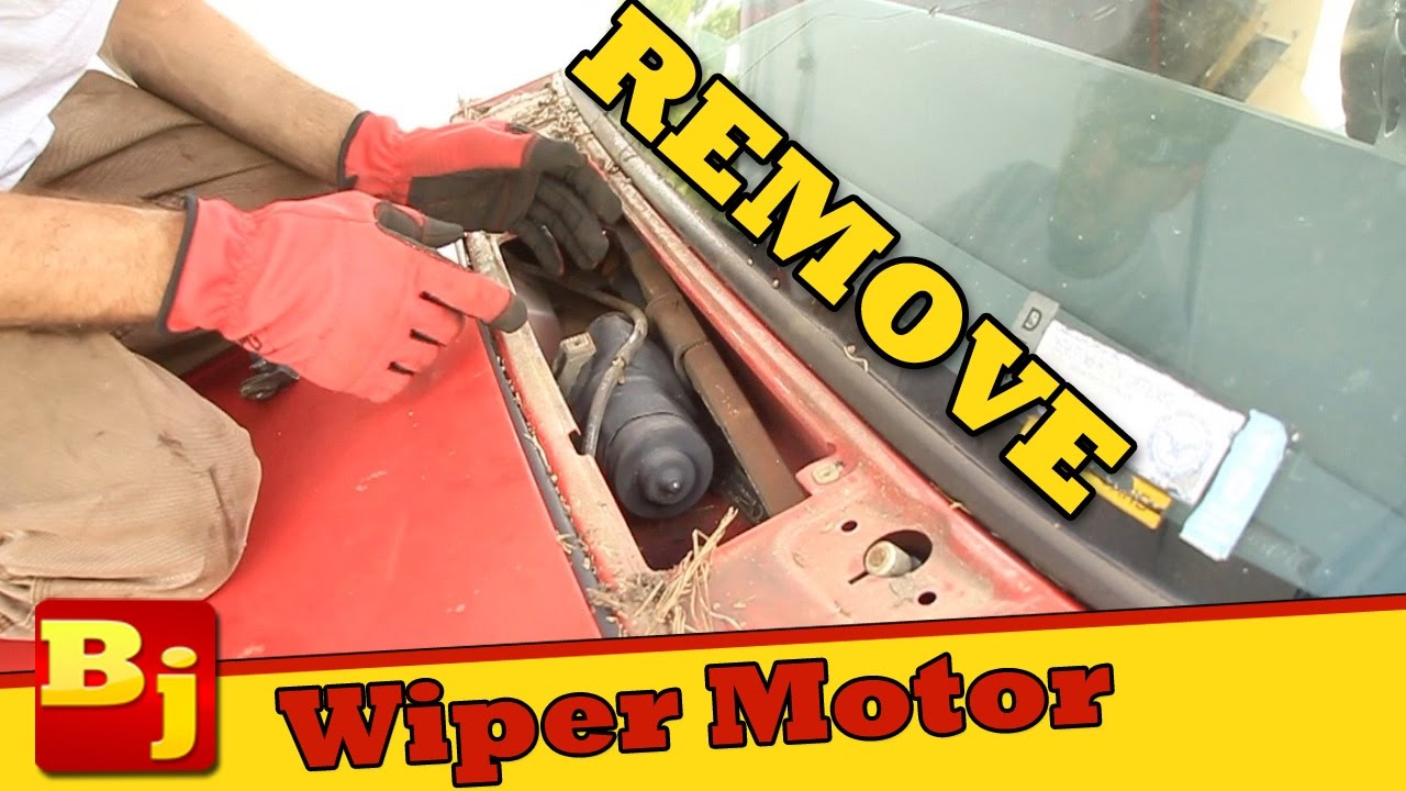 How To Remove a Windshield Wiper Motor - Jeep Cherokee