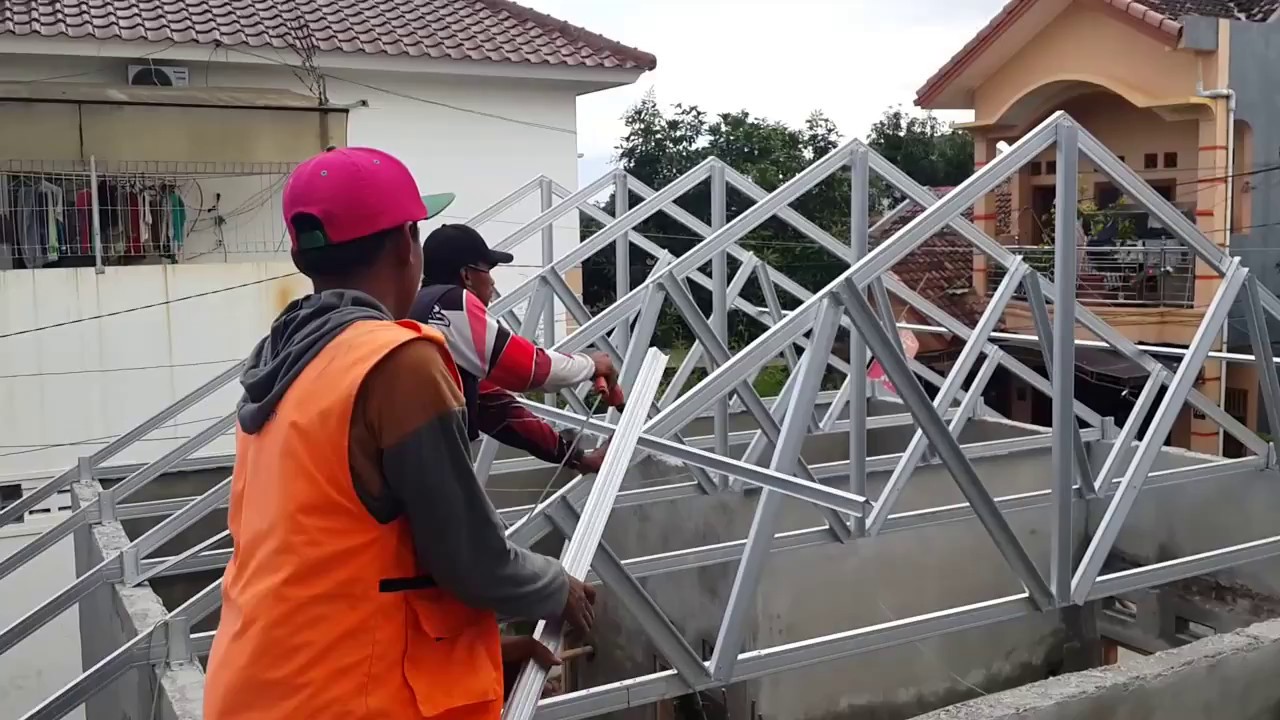 PASANG KUDA KUDA RANGKA ATAP BAJA RINGAN