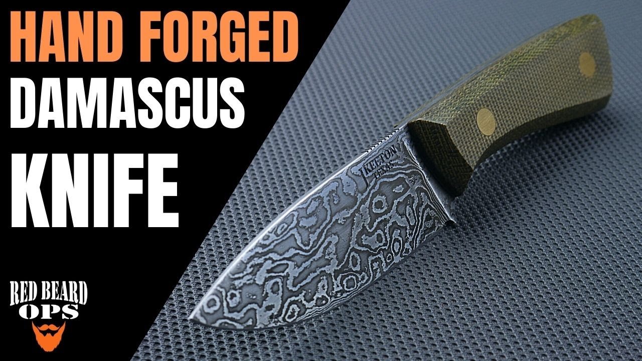 Hand Forged Damascus Knife | Knife Making