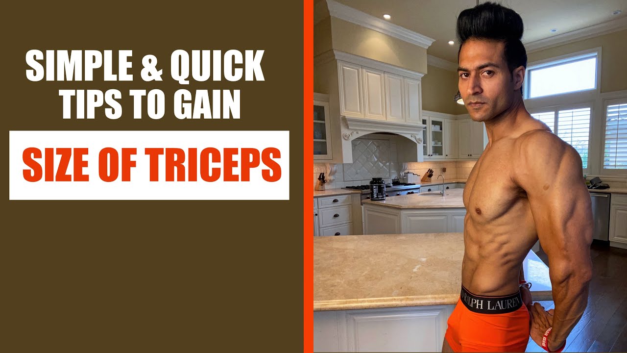 Simple & Quick Tips to Gain Size of TRICEPS Muscle - Guru Mann