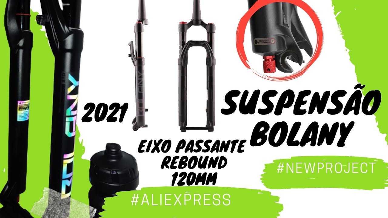 #6 Suspensão Aro 29 Ar Rebound 120mm Tapered Bolany - Bike MTB da China #Aliexpress