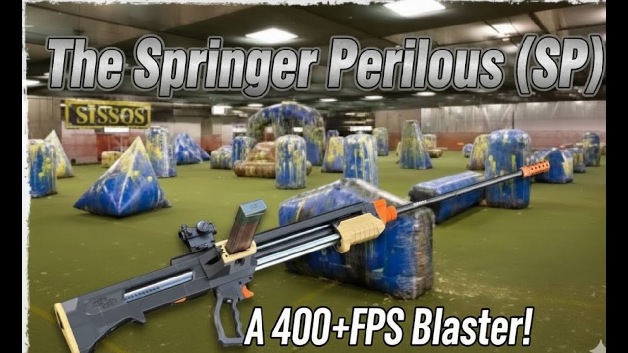 Springer Perilous: The most powerful 3D printed blaster ever?