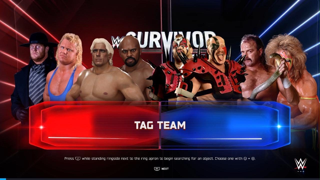 Ric Flair Mr Perfect Bad News Brown Undertaker vs Legion Of Doom Jake Roberts Ultimate Warrior