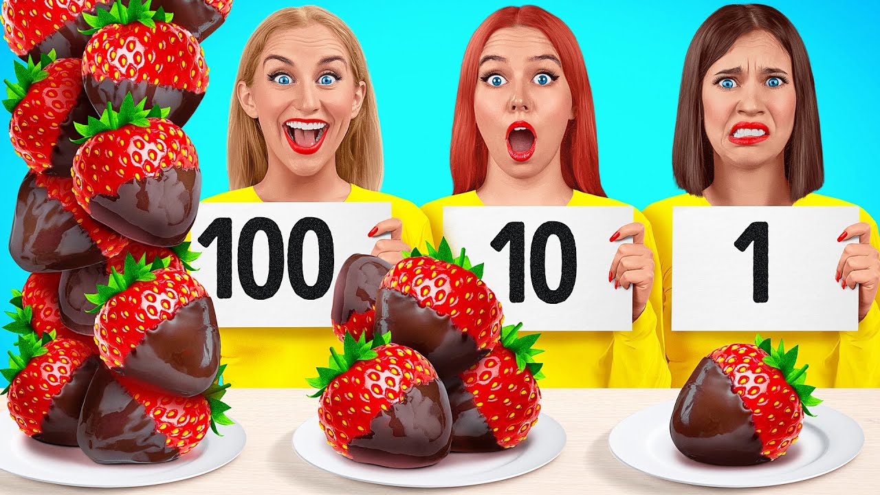 100 Layers of Food Challenge | Epic Food Battle by Funny DO Challenge