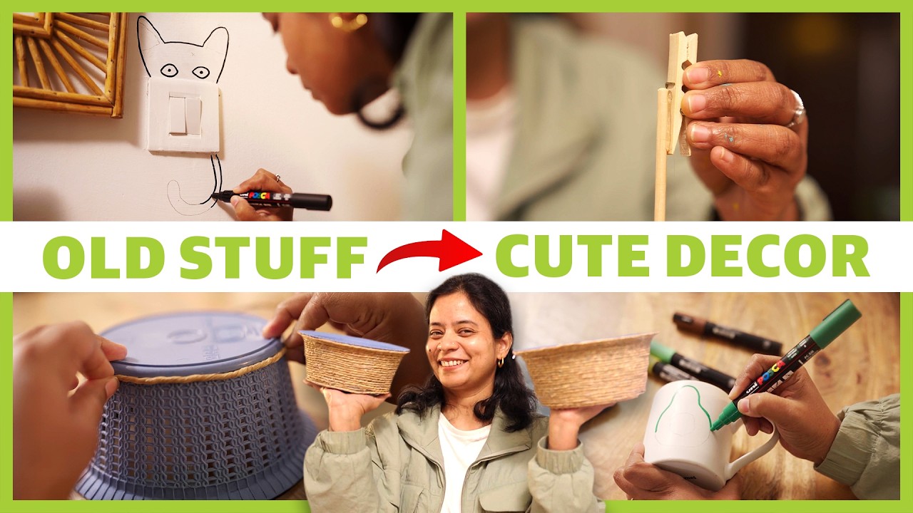 DIY Decor Hacks Using Household Items | Easy Upcycling Ideas | GIVEAWAY