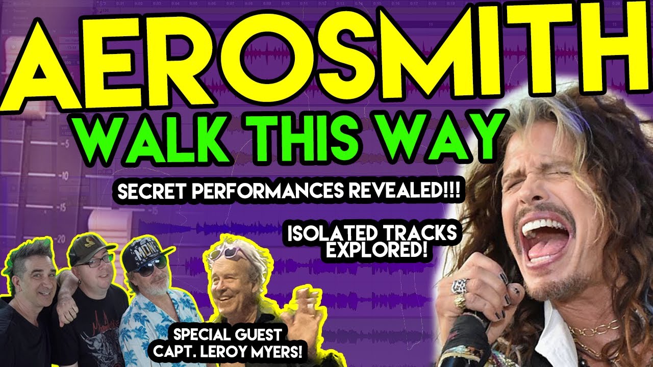 Aerosmith - Walk This Way [ISOLATED TRACKS - REACTION & ANALYSIS] musicians react S03E06
