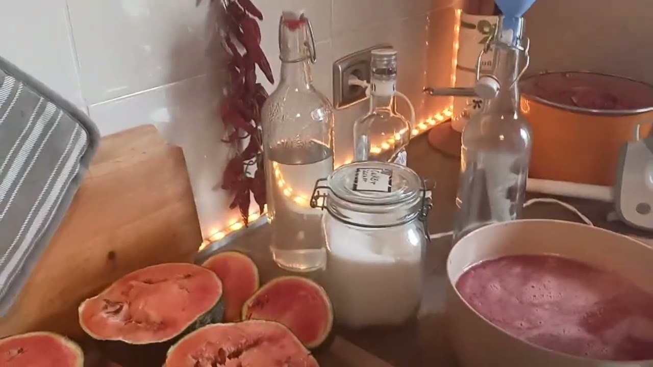 Unser Haus in Ungarn.              Selbst gemachter Melonen Likör