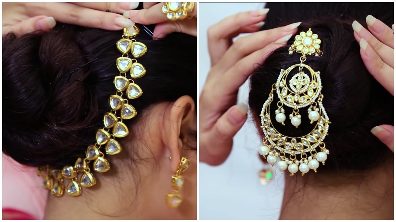 Glam Up Your Hair Bun With Jewellery | Wedding Guest Hairstyles - POPxo