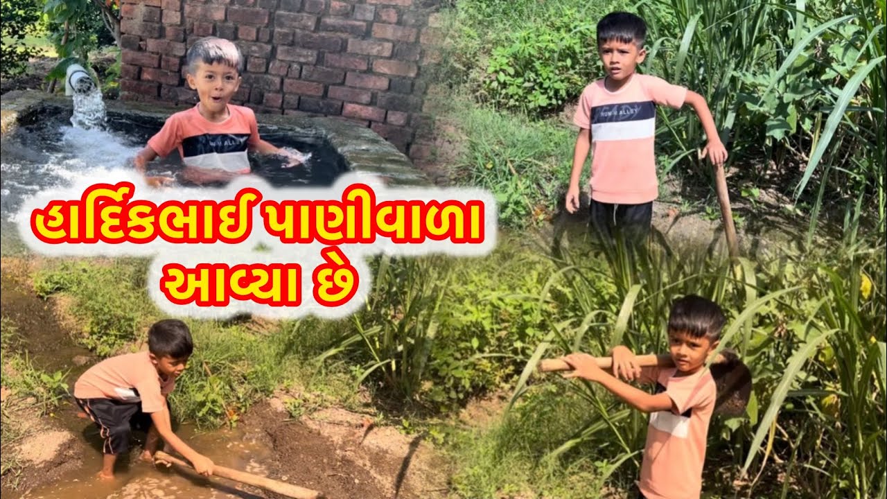 હાર્દિકભાઈ ને પેલી વાર જાવનું ક્યાં જવાનું #hardik #minivlog  #hardikgujariyavlog