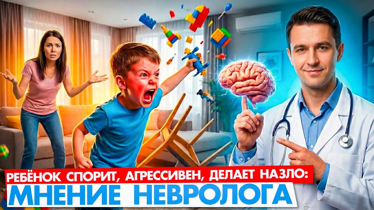 Ребенок🤬Спорит, Агрессивен, Делает Назло: мнение невролога