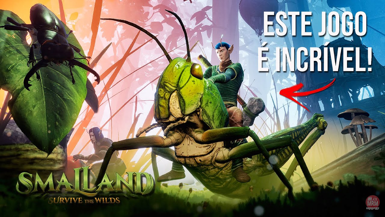 Smalland : Survive The Wilds - O INÍCIO DE GAMEPLAY | JOGO DE SOBREVIVÊNCIA com SERES MINÚSCULOS