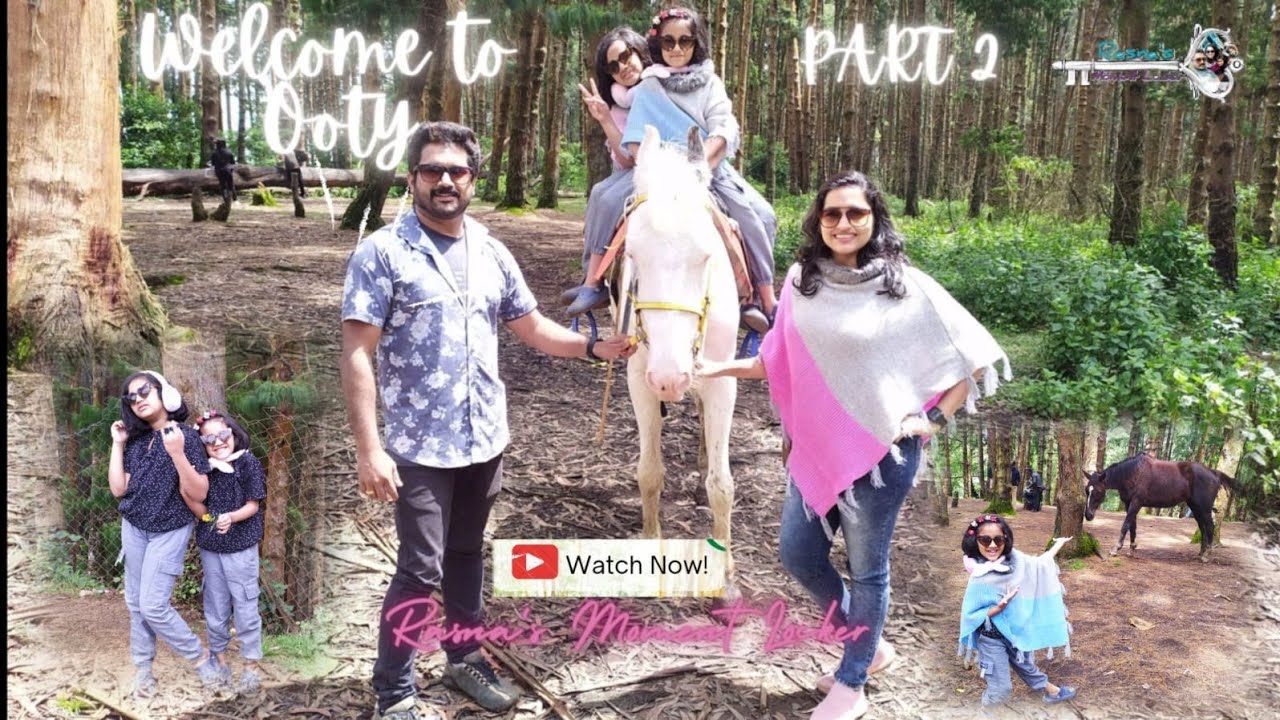 Ooty | Pine Forest | Horse Ride | Family Vlog | Rasnas Moment Locker | Malayalam