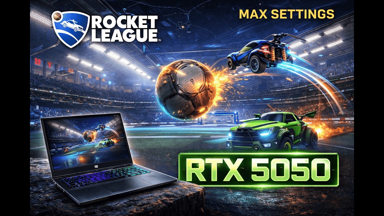Rocket League | MAX SETTINGS | RTX 5050 laptop