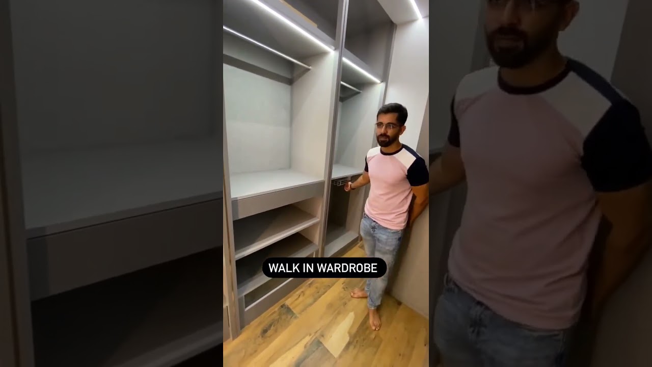 Walk in wardrobe design ideas for bedroom