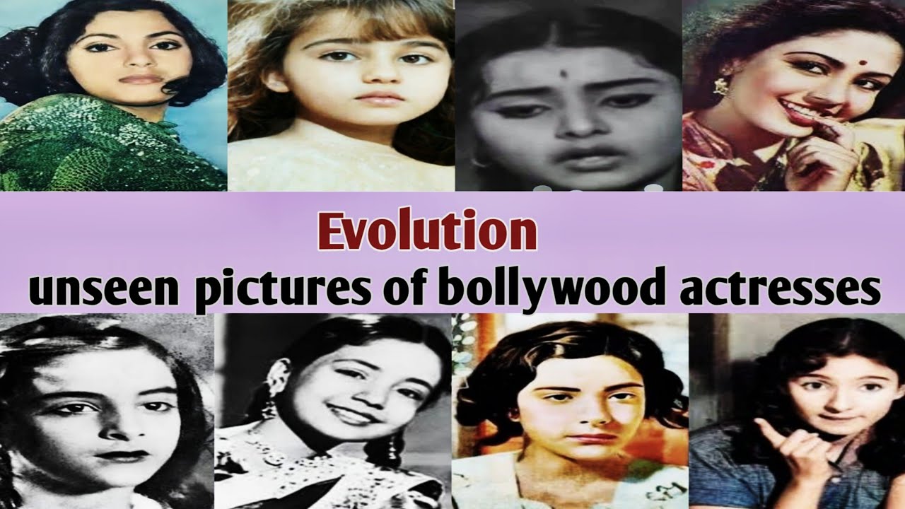 Rare unseen pictures of legend bollywood actresses! Evolution then now unbelievable transformation