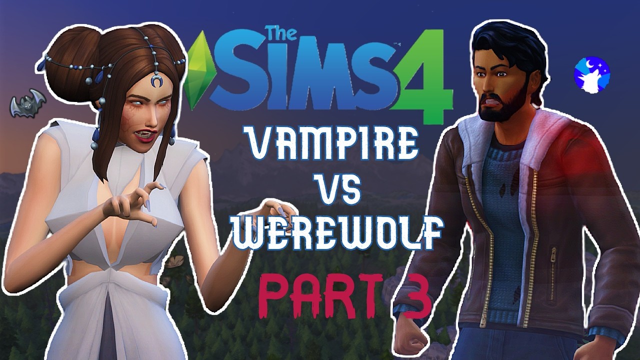 Can a Vampire and Werewolf Fall in Love? | Enemies to Lovers Sims 4 Part 3