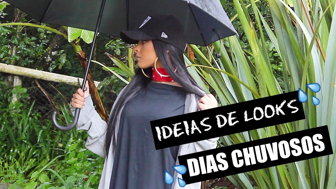 5 IDEIAS DE LOOKS PARA DIAS CHUVOSOS