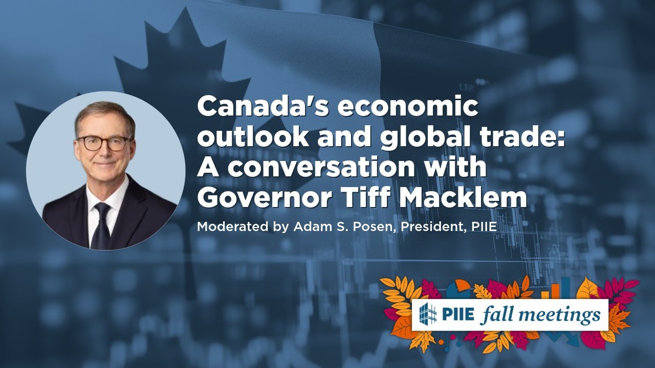 Canada’s economic outlook and global trade: A conversation with Governor Tiff Macklem