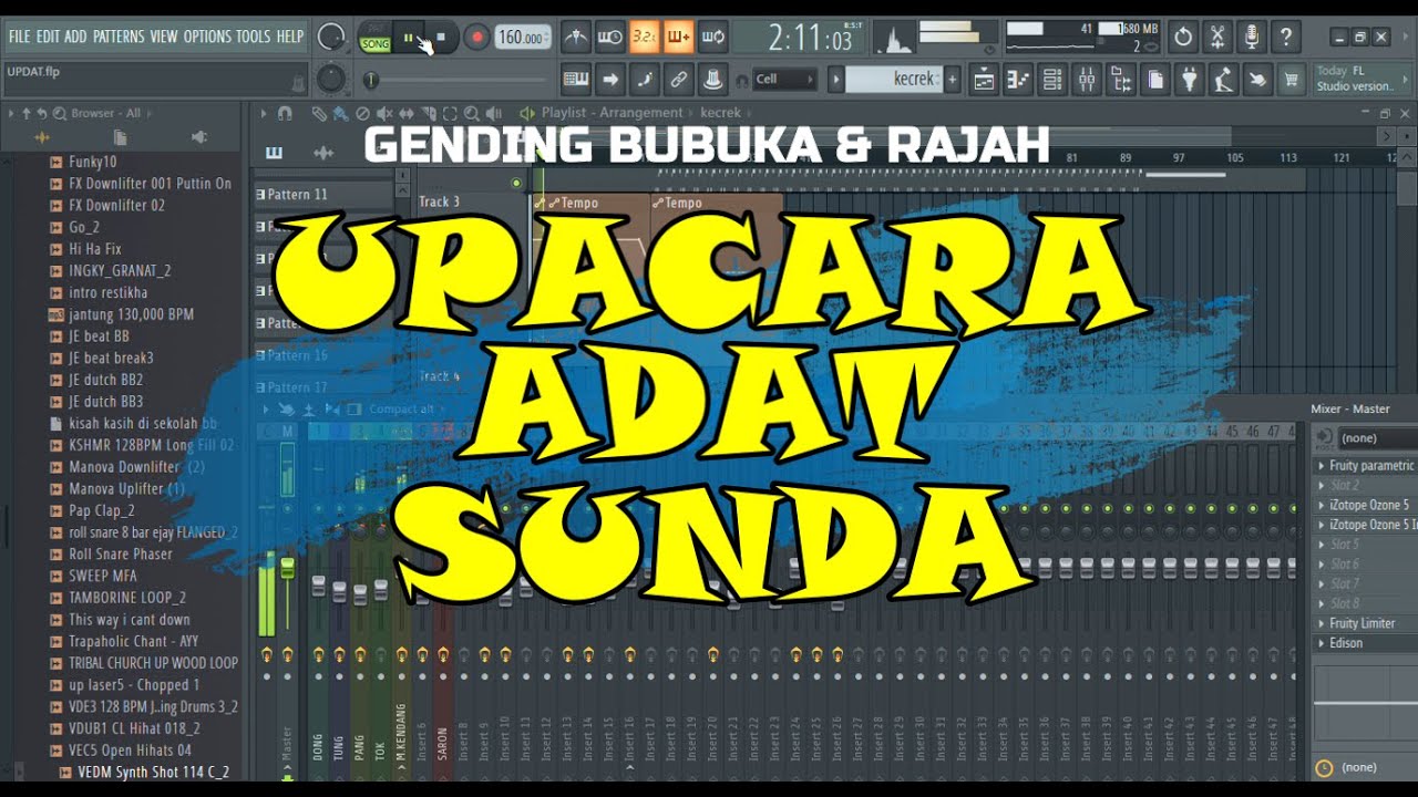 GENDING BUBUKA & RAJAH Upacara Adat SUNDA || FL STUDIO20 By Channel Studio57